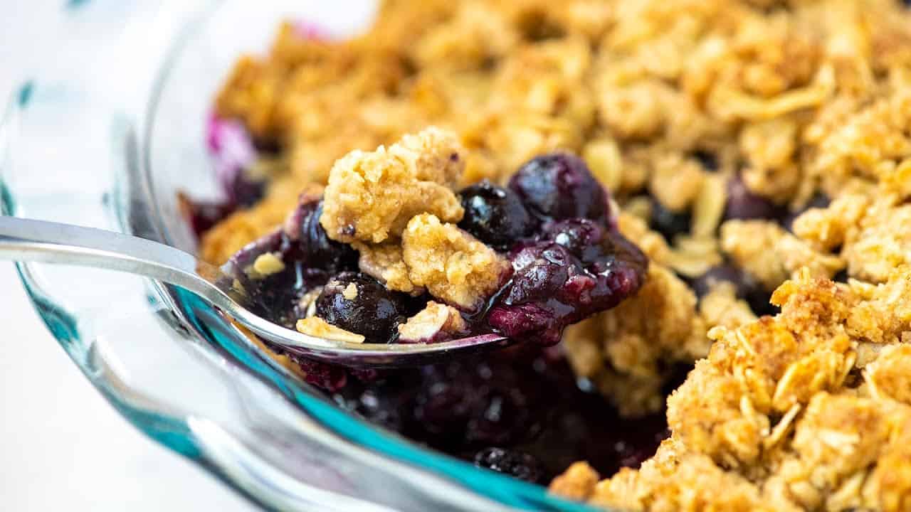 Blueberry Crumble Recipe Video