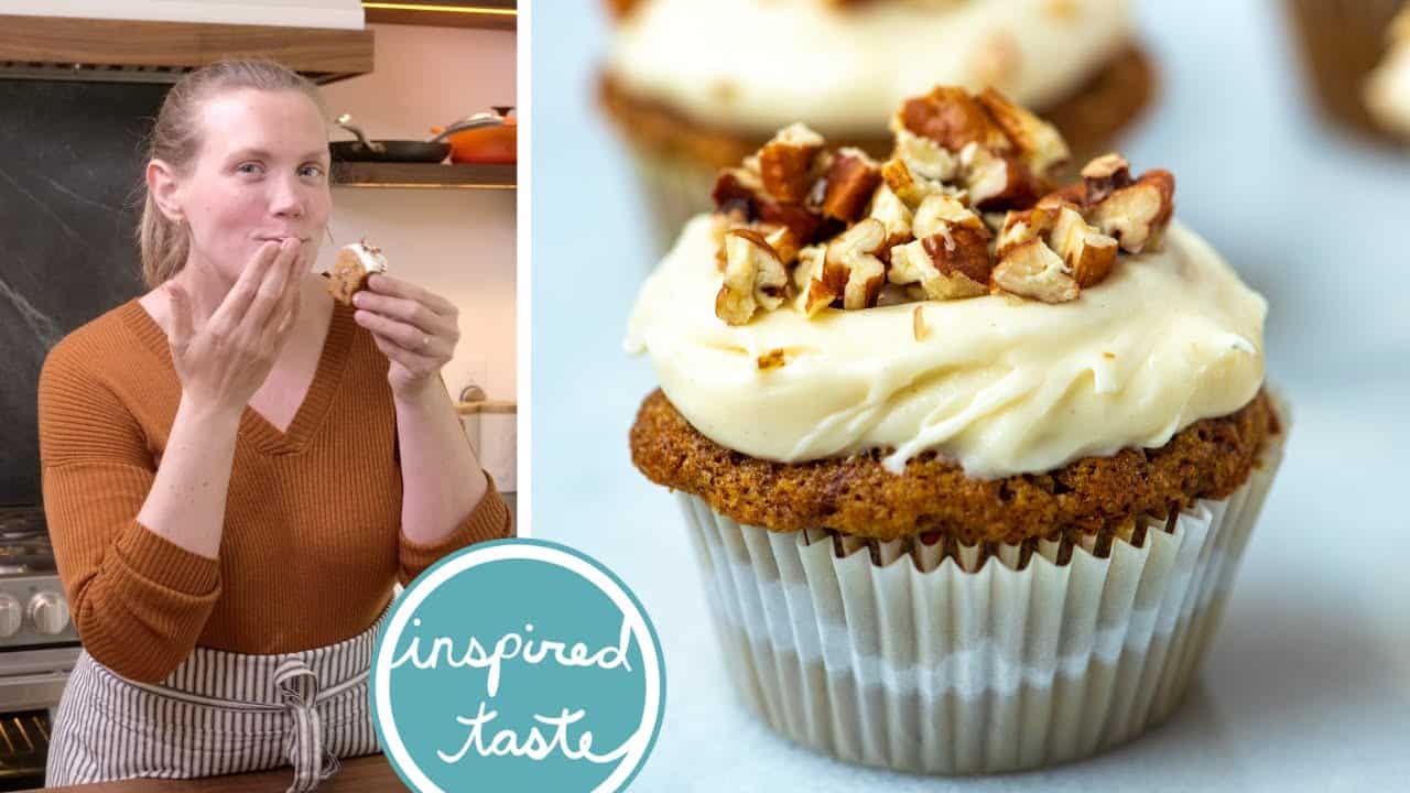 Carrot Cake Cupcakes Recipe Video