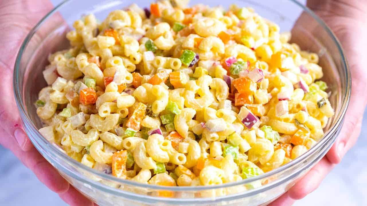 Creamy Macaroni Pasta Salad Recipe Video