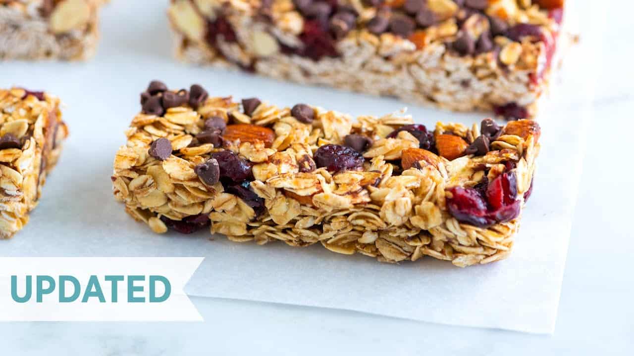 Soft And Chewy Granola Bars