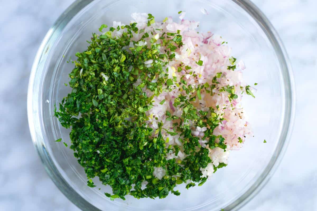 Herb Mignonette ingredients