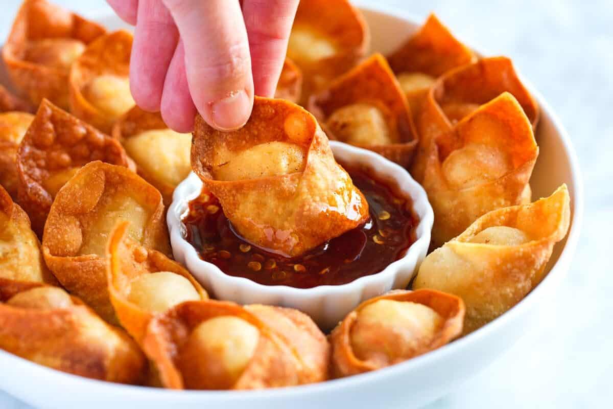 Easy Homemade Crab Rangoon