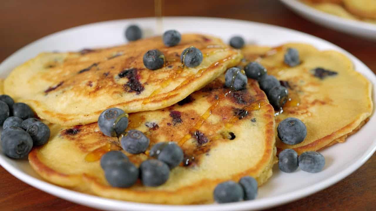 Easy Blueberry Pancakes Recipe Video