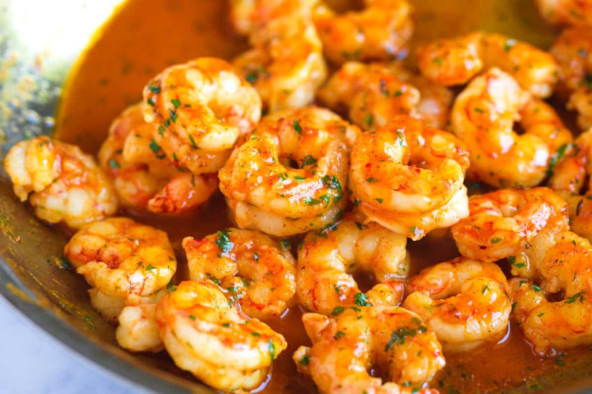 Sheet Pan Cajun Butter Shrimp Recipe