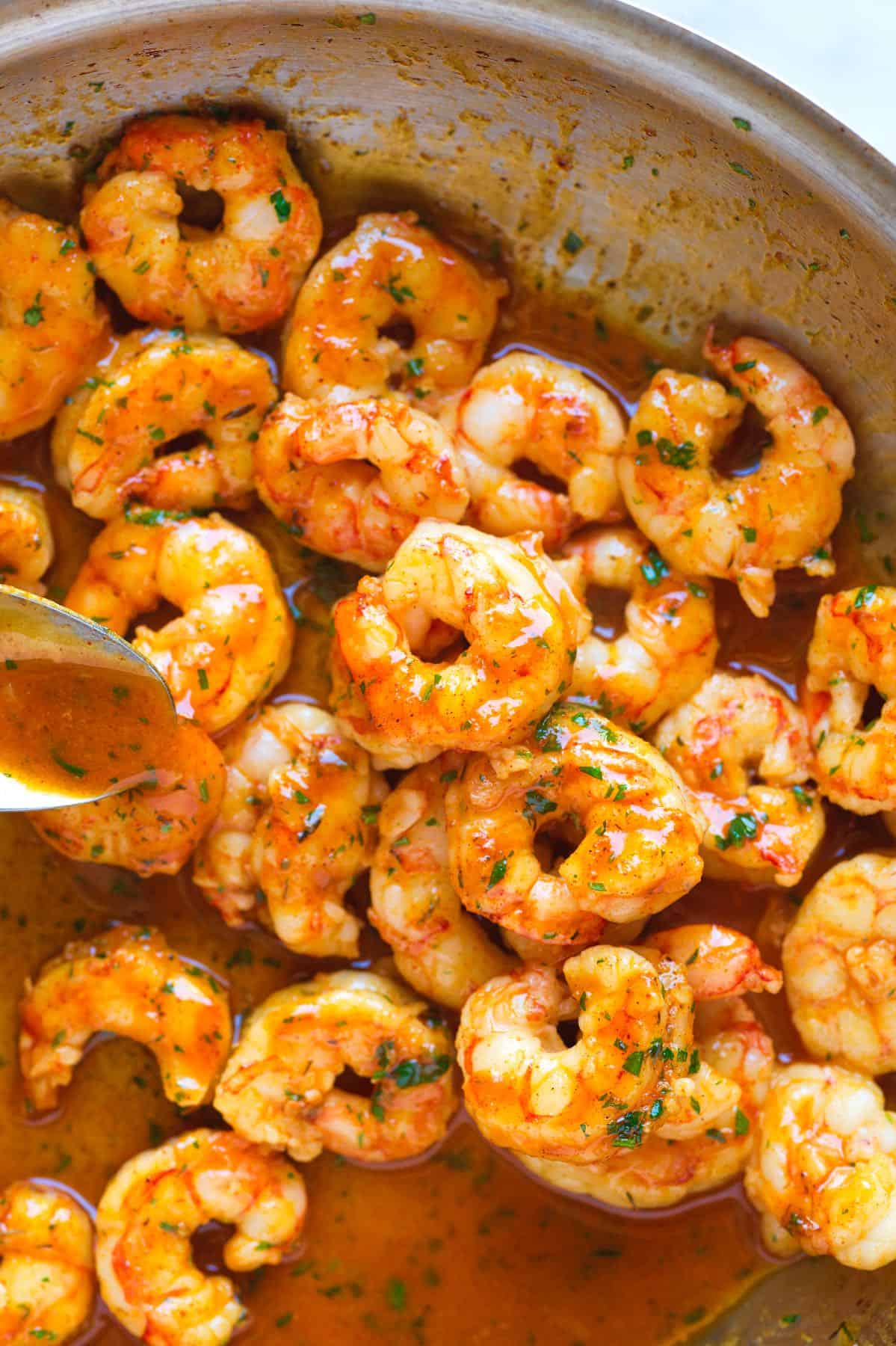 Cajun Shrimp in a cajun butter sauce