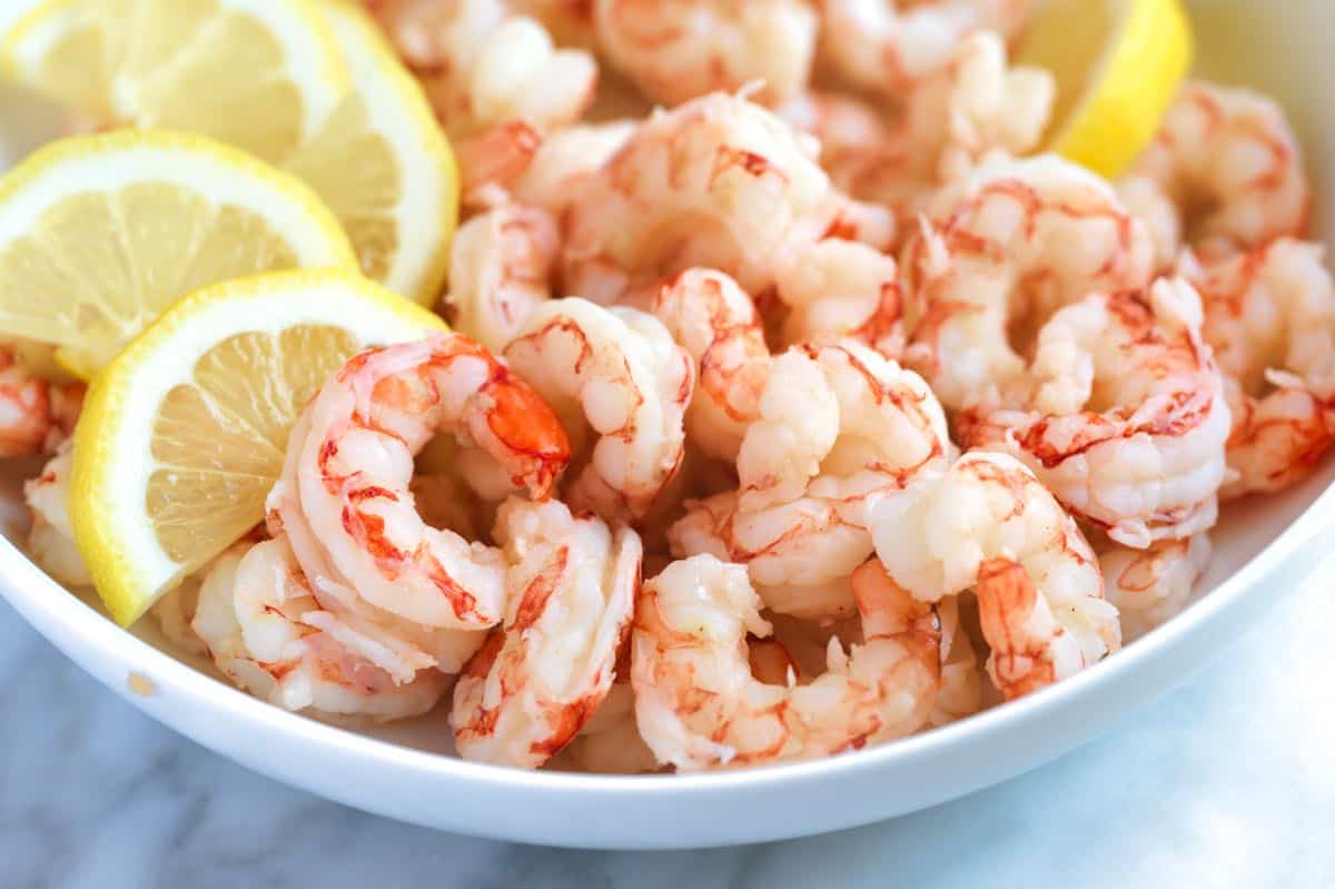 Easy Poached Shrimp