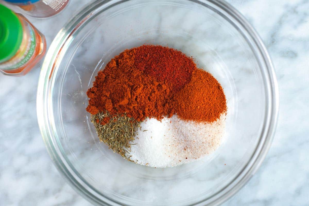 Making the spice blend