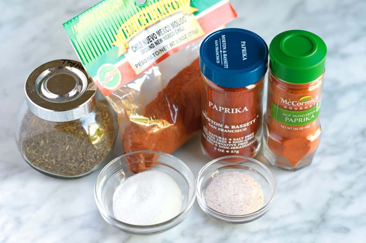 Ingredients you need for Cajun seasoning