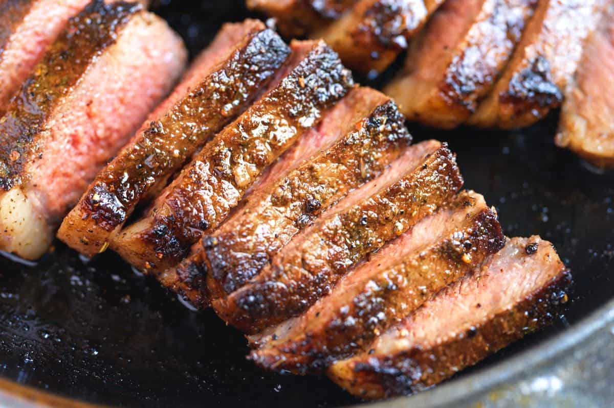 Steaks made with Steak Marinade