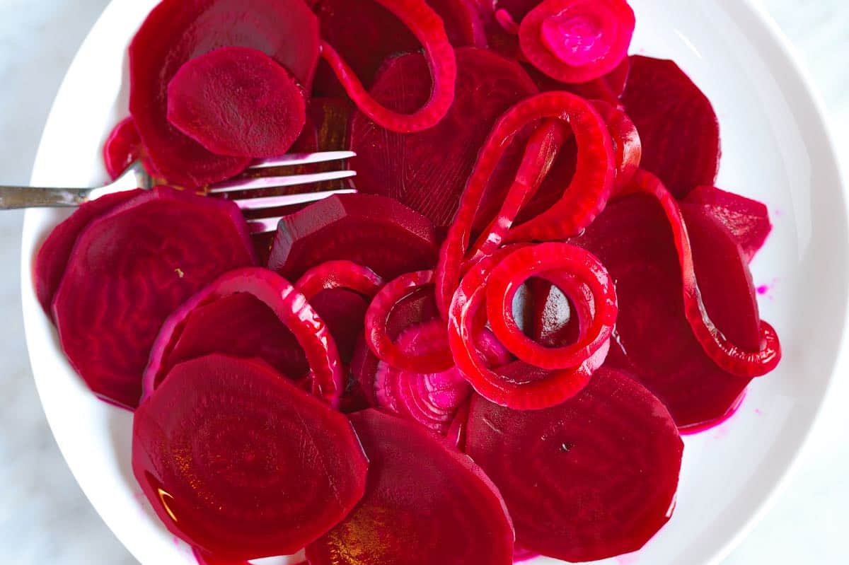 Pickled Beets with Onions