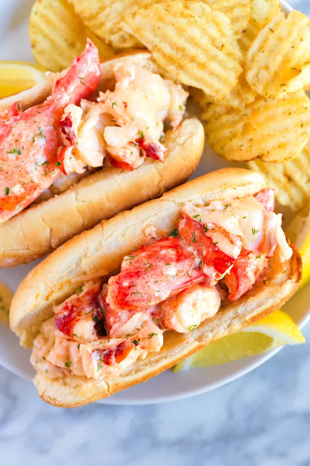 Homemade Lobster Rolls