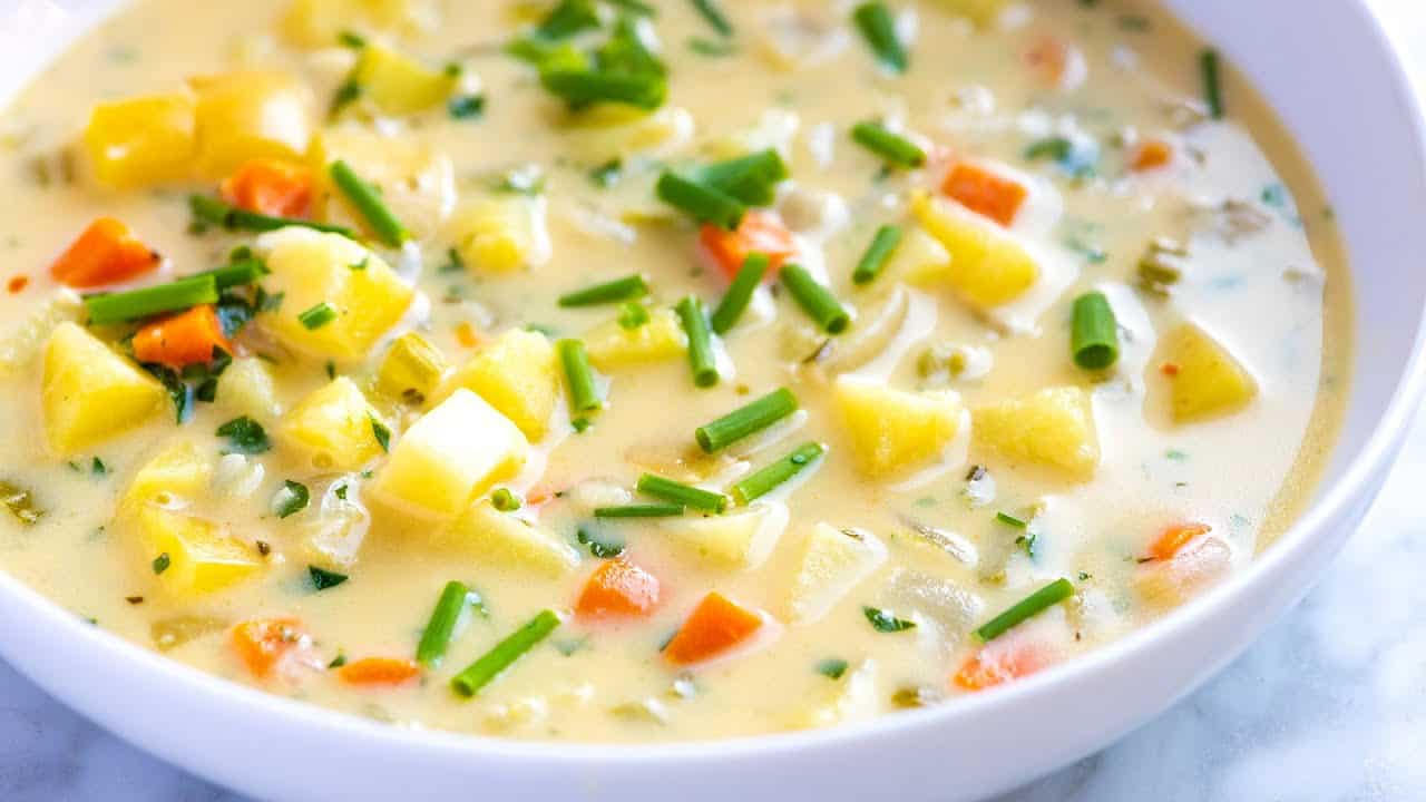 Creamy Potato Soup Recipe Video