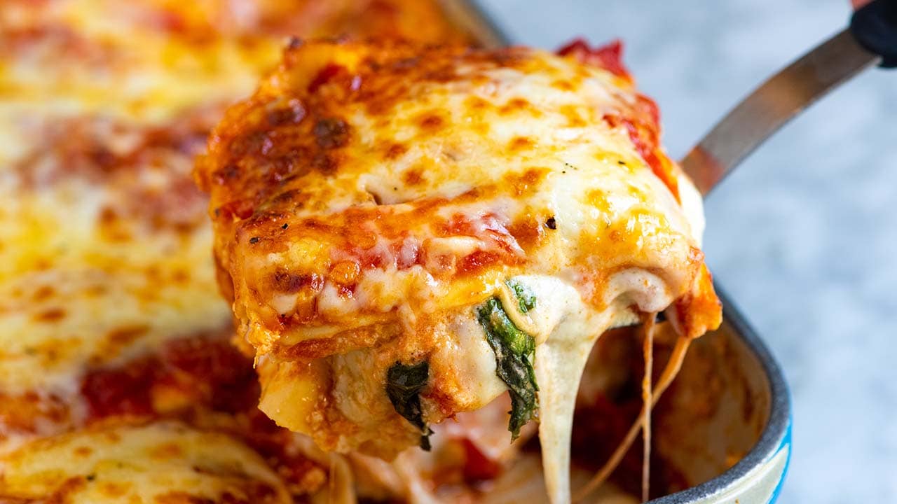 Ultimate Cheese Lasagna Recipe Video