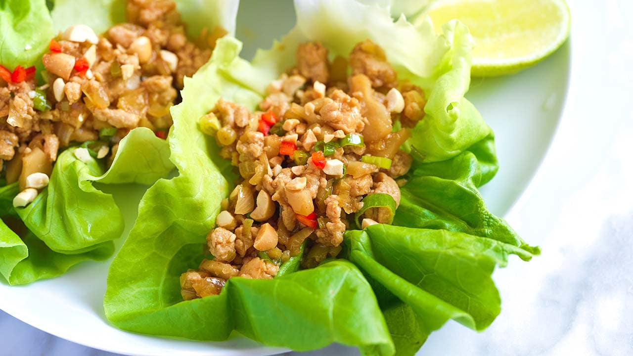 Chicken Lettuce Wraps Recipe Video