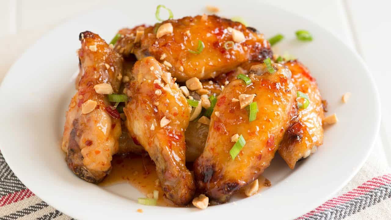 Sweet Chili Chicken Wings Video
