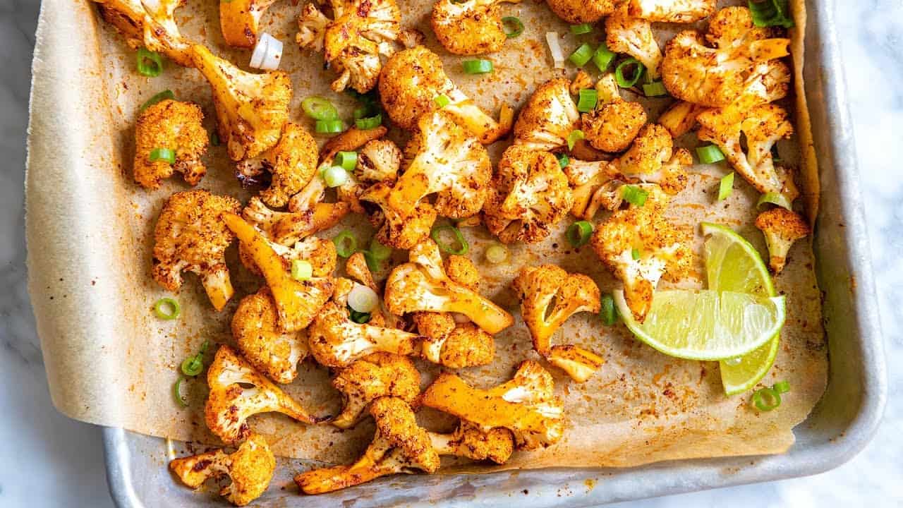 Spicy Roasted Cauliflower Recipe Video