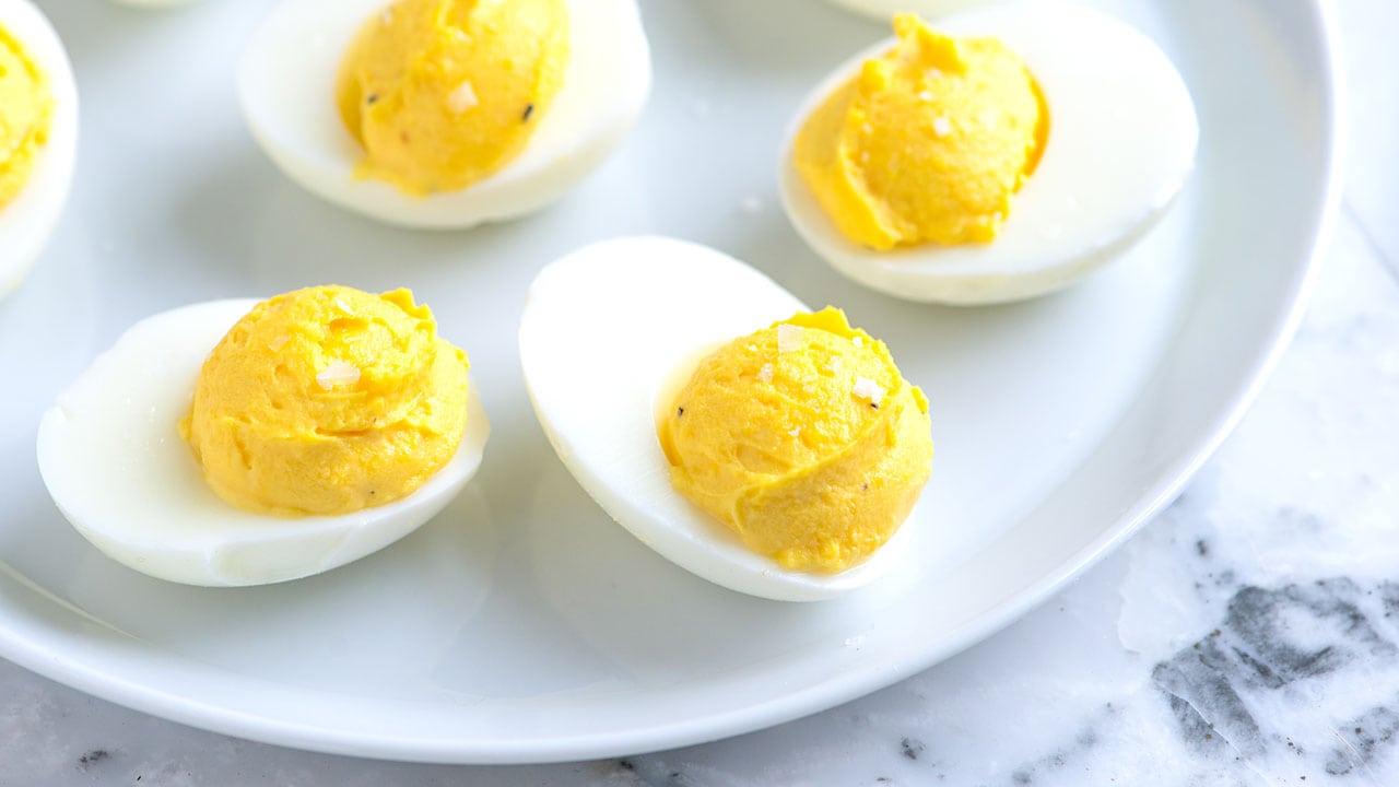 Best Classic Deviled Eggs Recipe - Creme De La Crumb