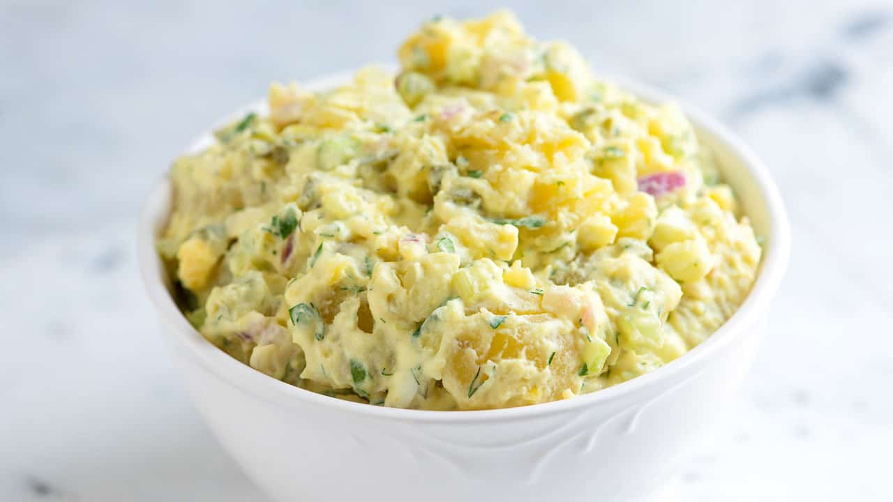 Easy Creamy Potato Salad Recipe Video