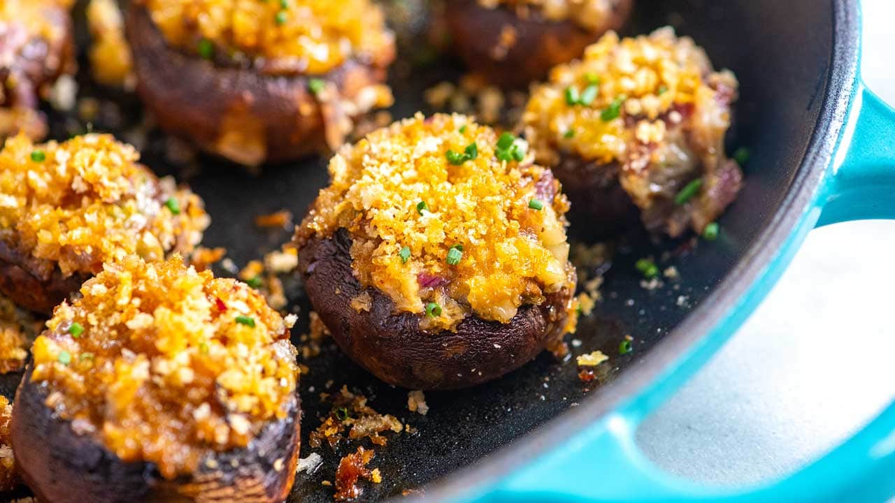 Easy Stuffed Mushrooms Recipe Video