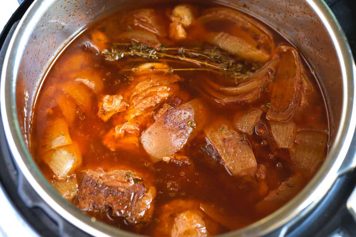 Making beef stock