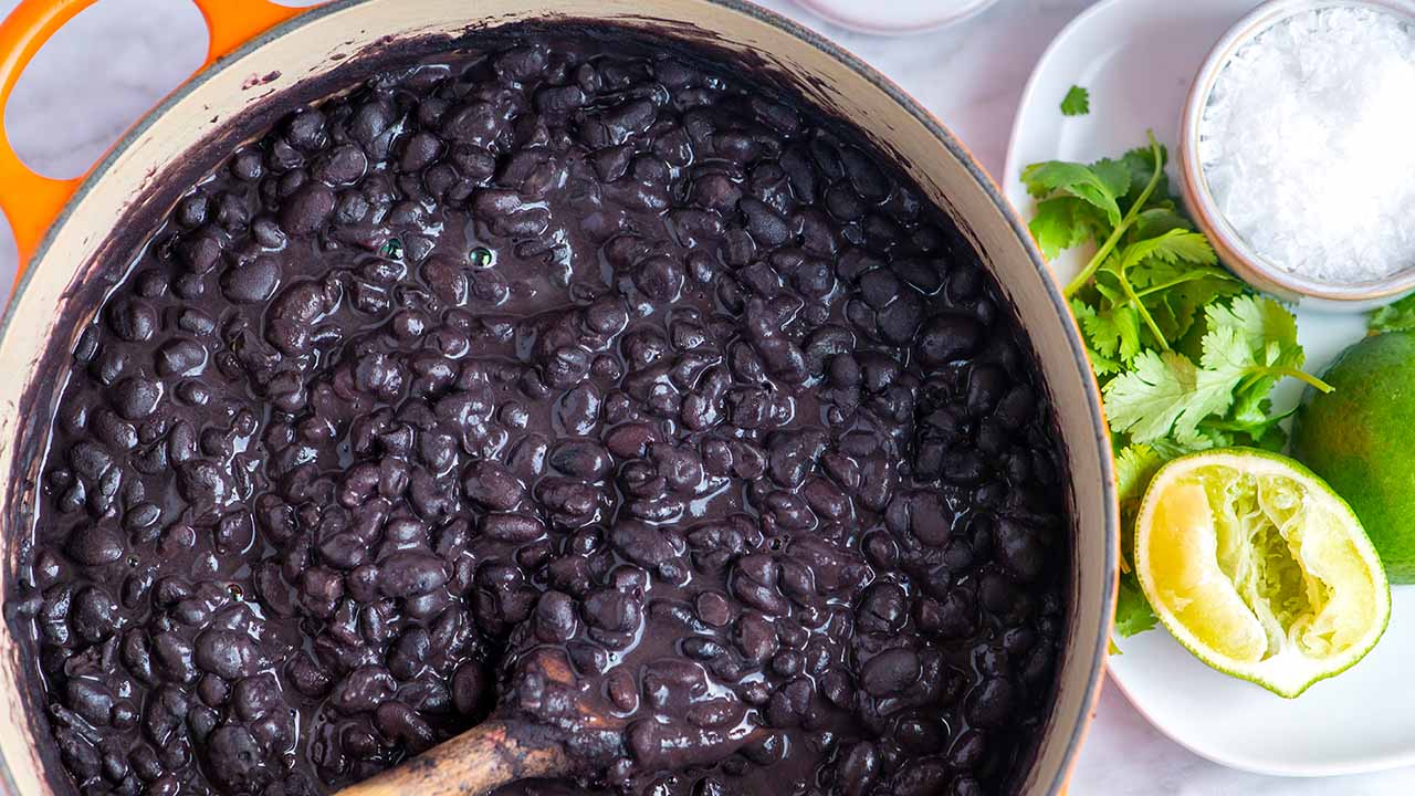 How to Cook Black Beans Recipe Video