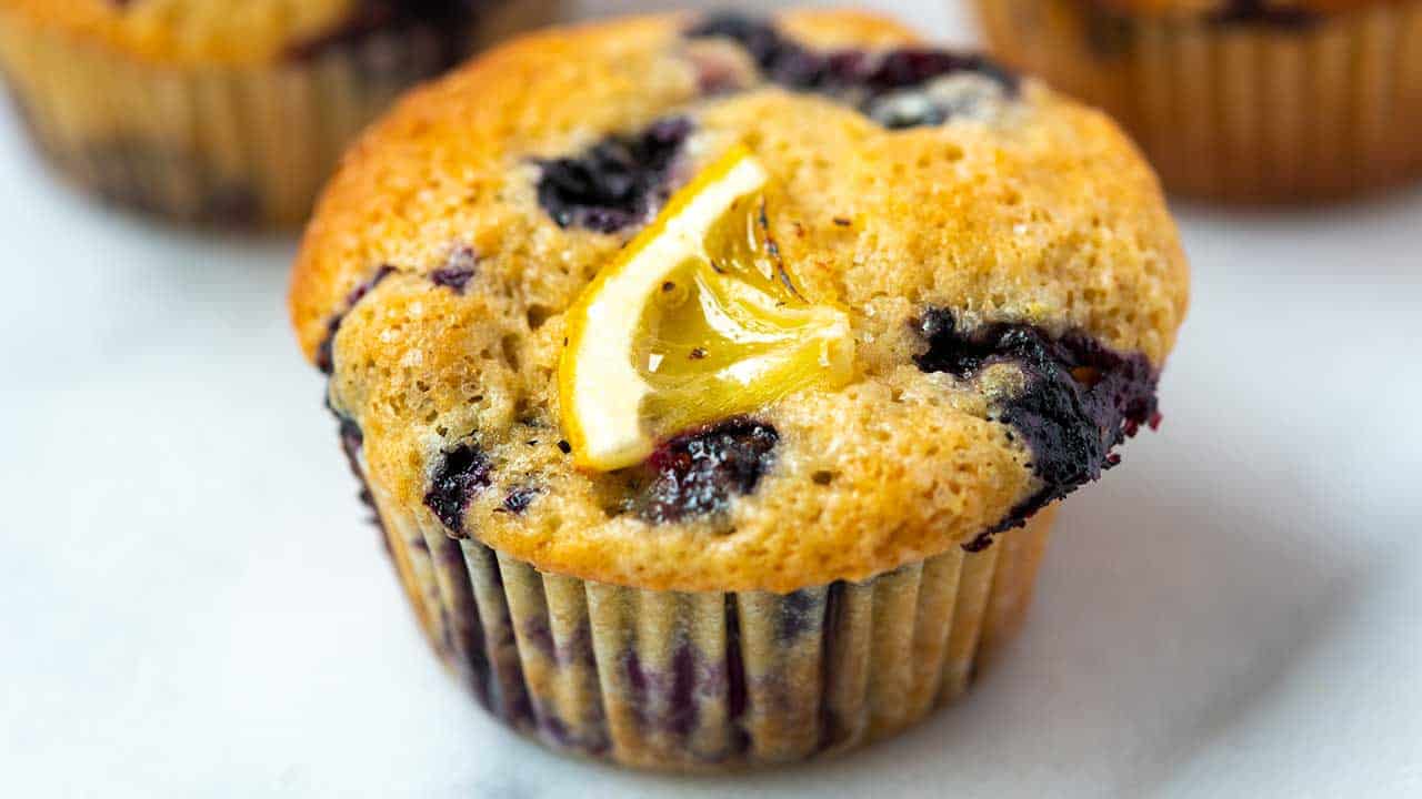Lemon Blueberry Muffins Recipe Video