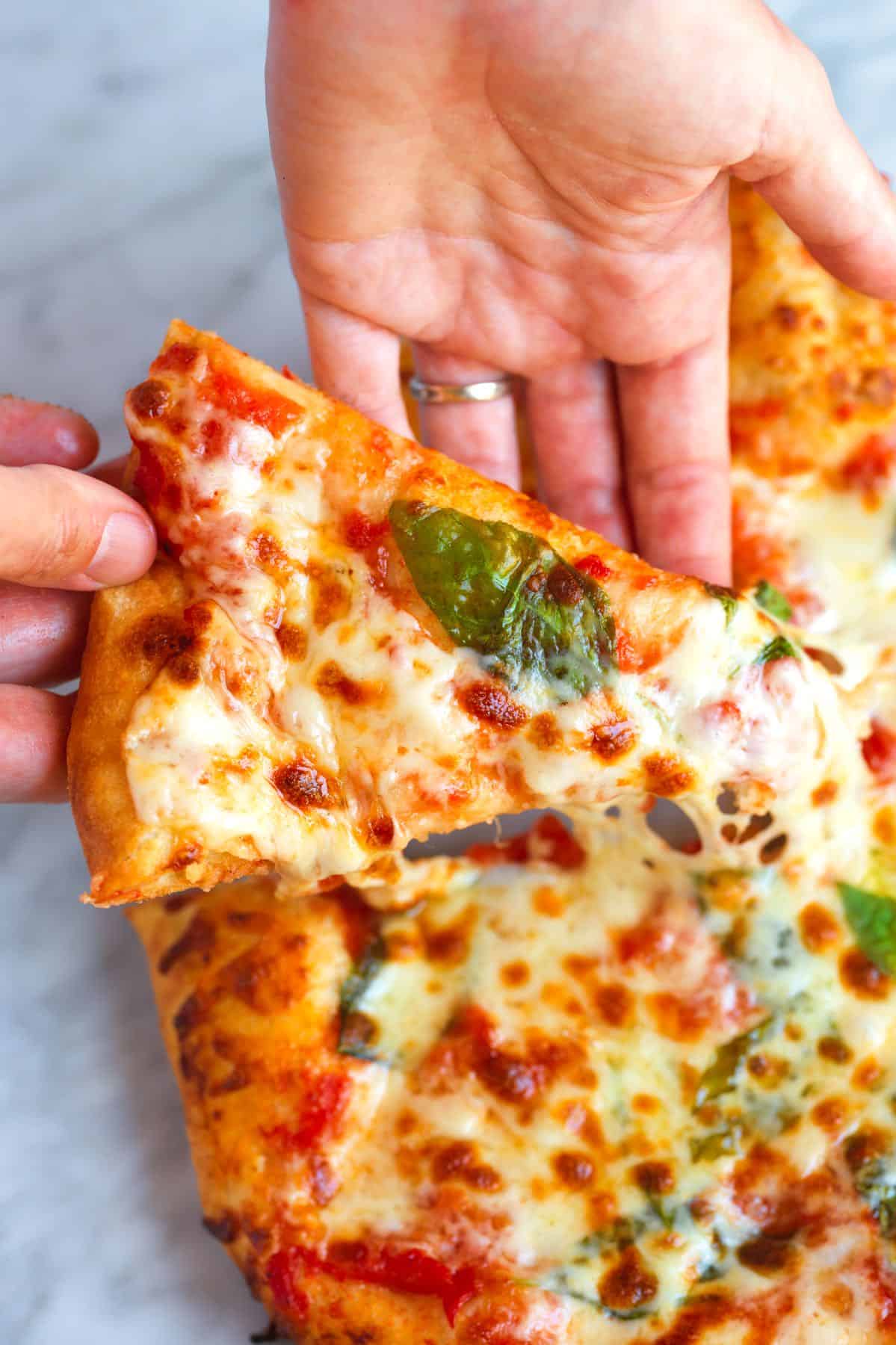 Homemade Margherita Pizza