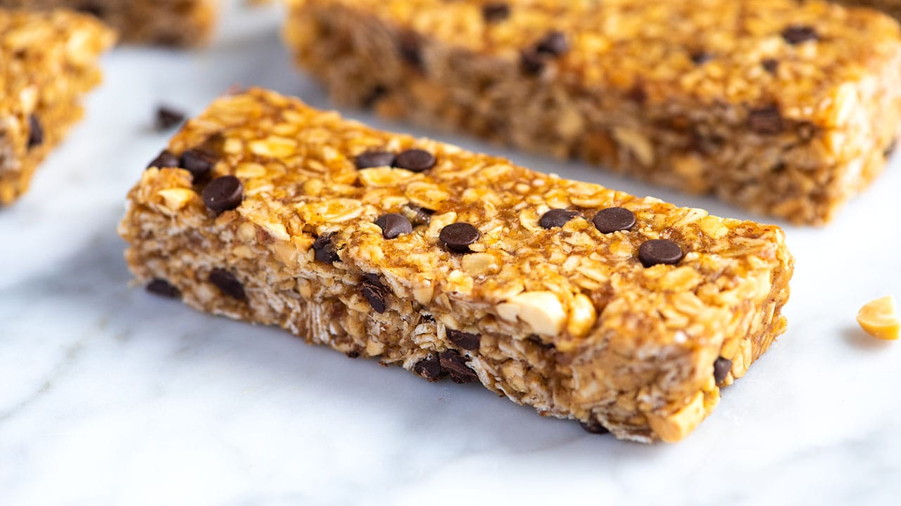 Peanut Butter Granola Bars Recipe Video