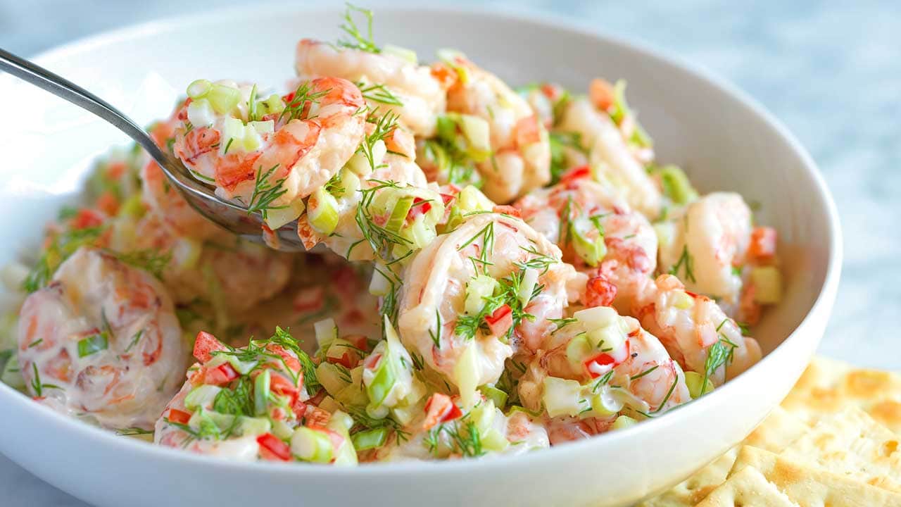 Creamy Shrimp Salad - Healthy Recipes Blog