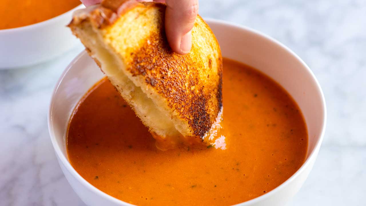 Roasted Tomato Soup Recipe Video