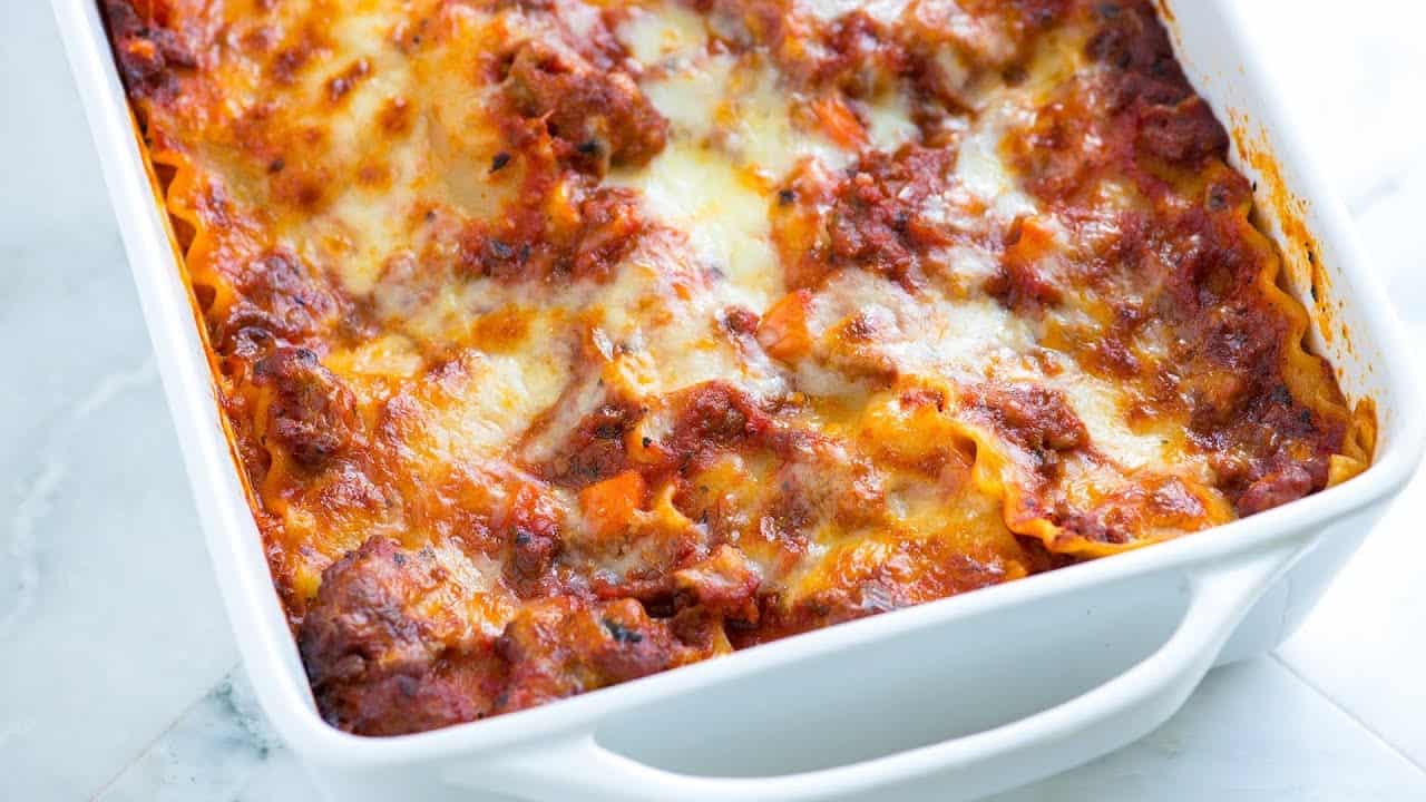 Sausage and 4-Cheese Lasagna