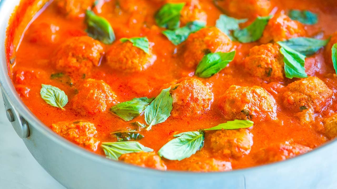 Easy Turkey Meatballs Recipe Video