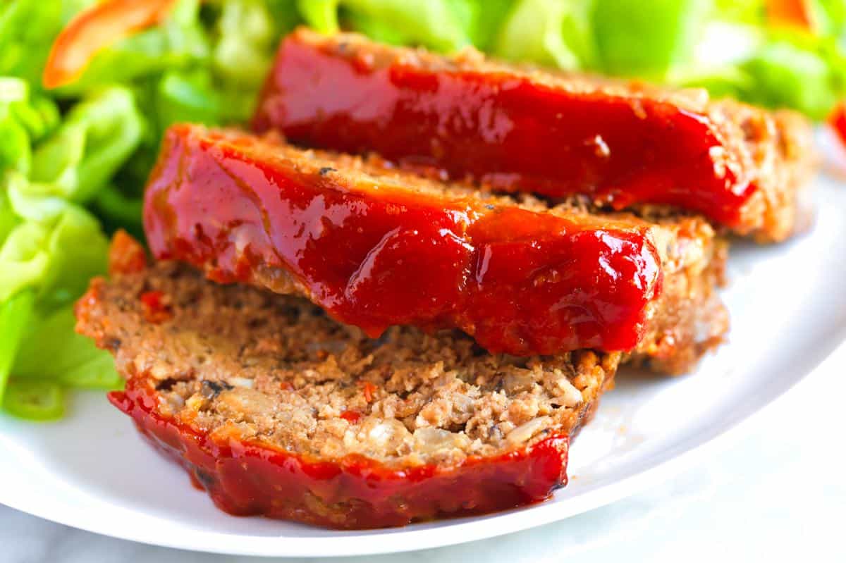 Best Meatloaf with Homemade Glaze