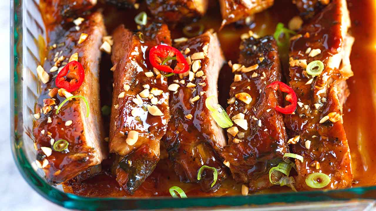 Sticky Ribs Recipe Video