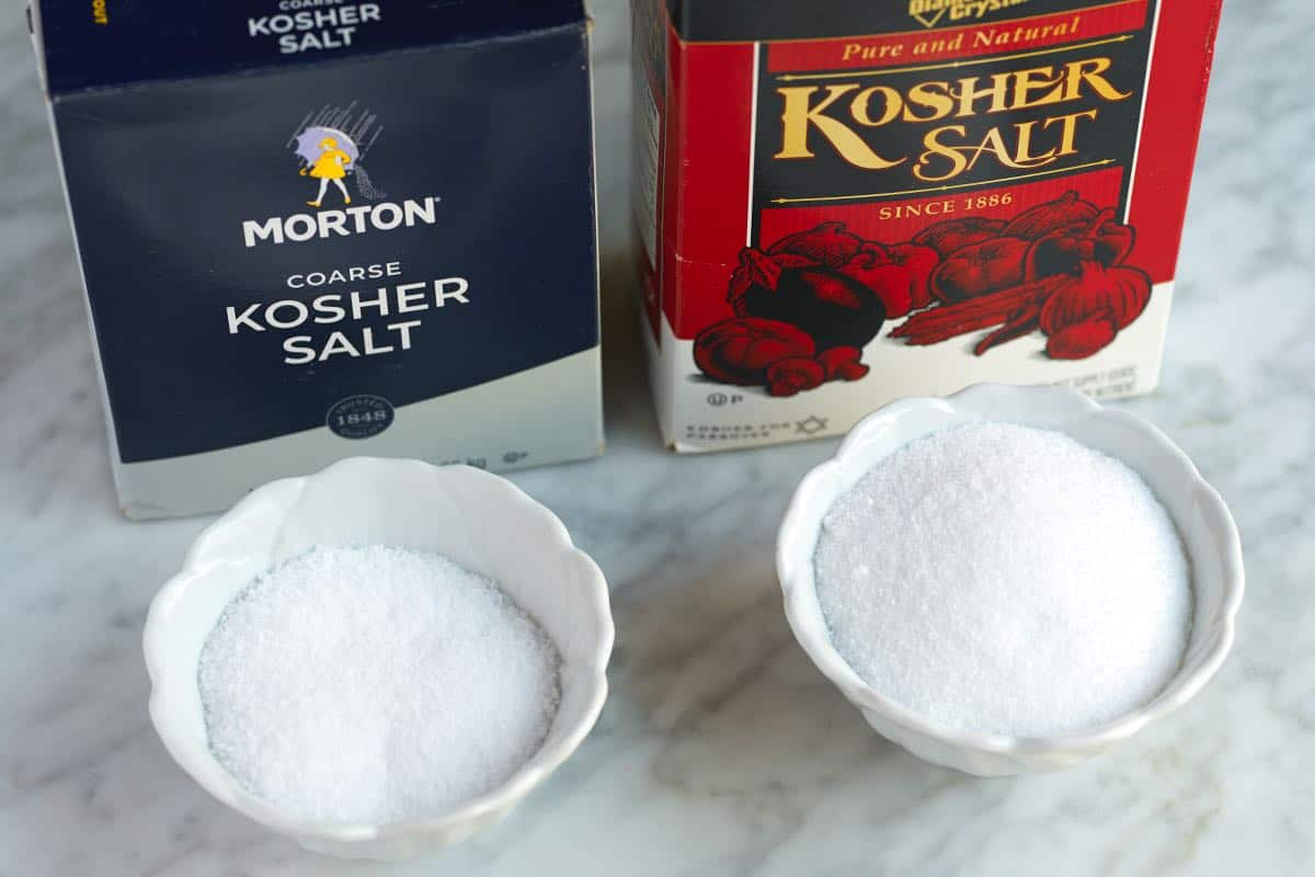 Difference between Morton and Diamond Crystal salt for brine