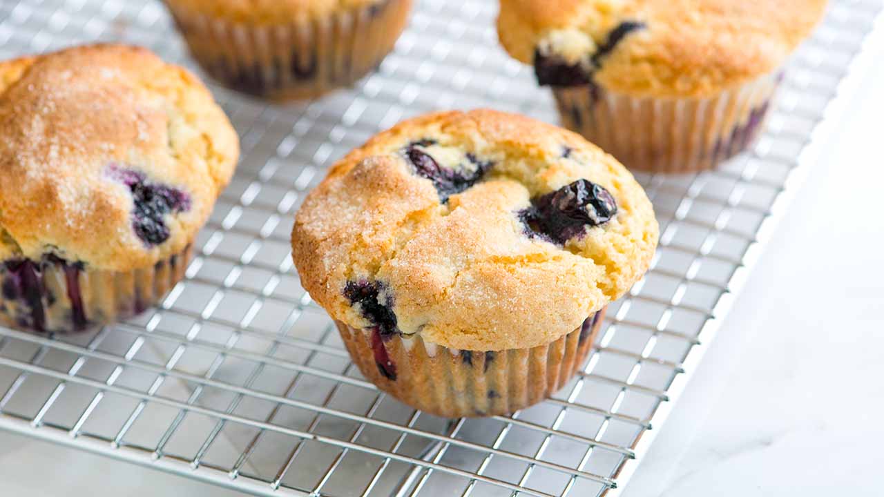 Easy Blueberry Muffins Recipe Video