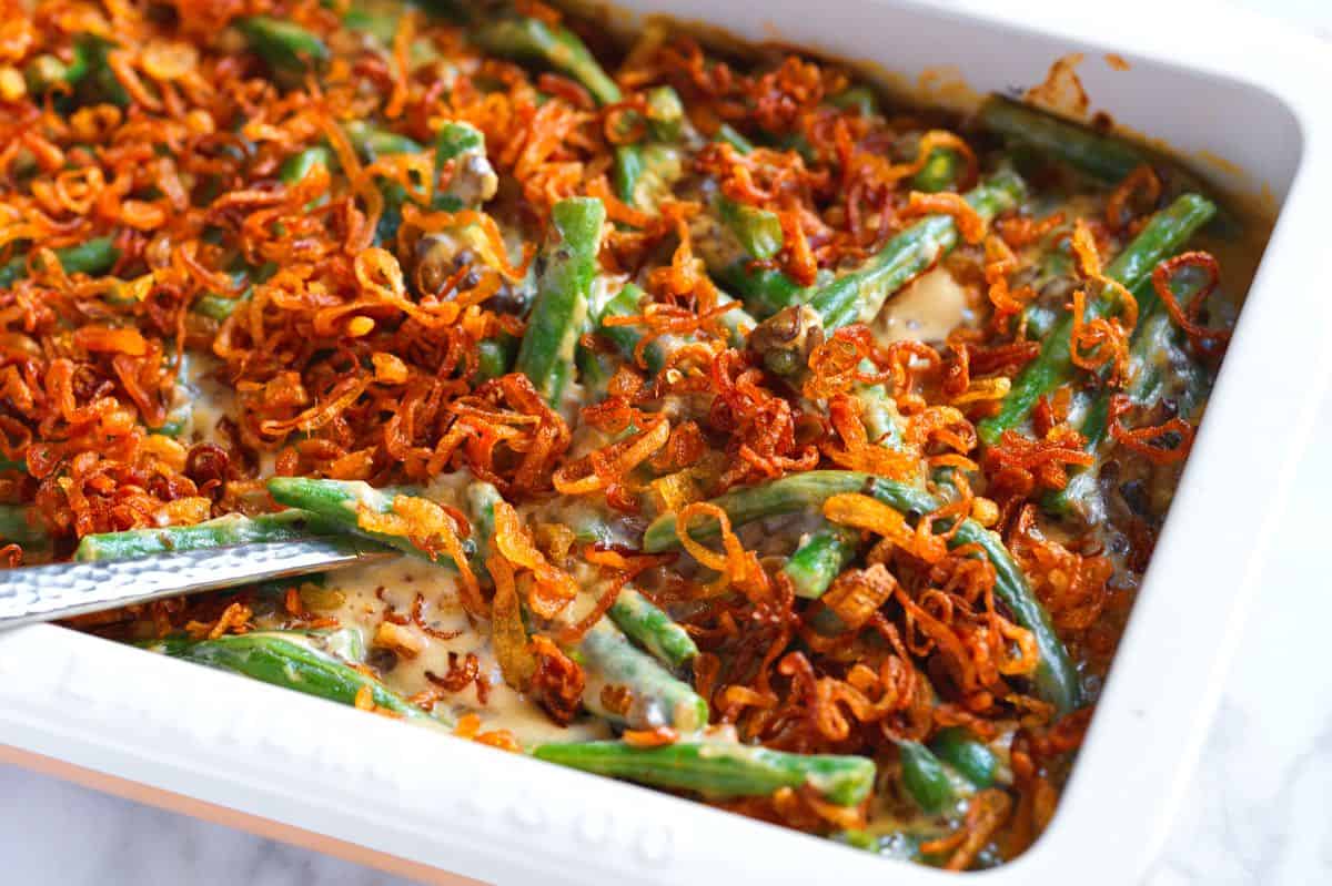 Fresh Green Bean Casserole from Scratch - artdecorason.com