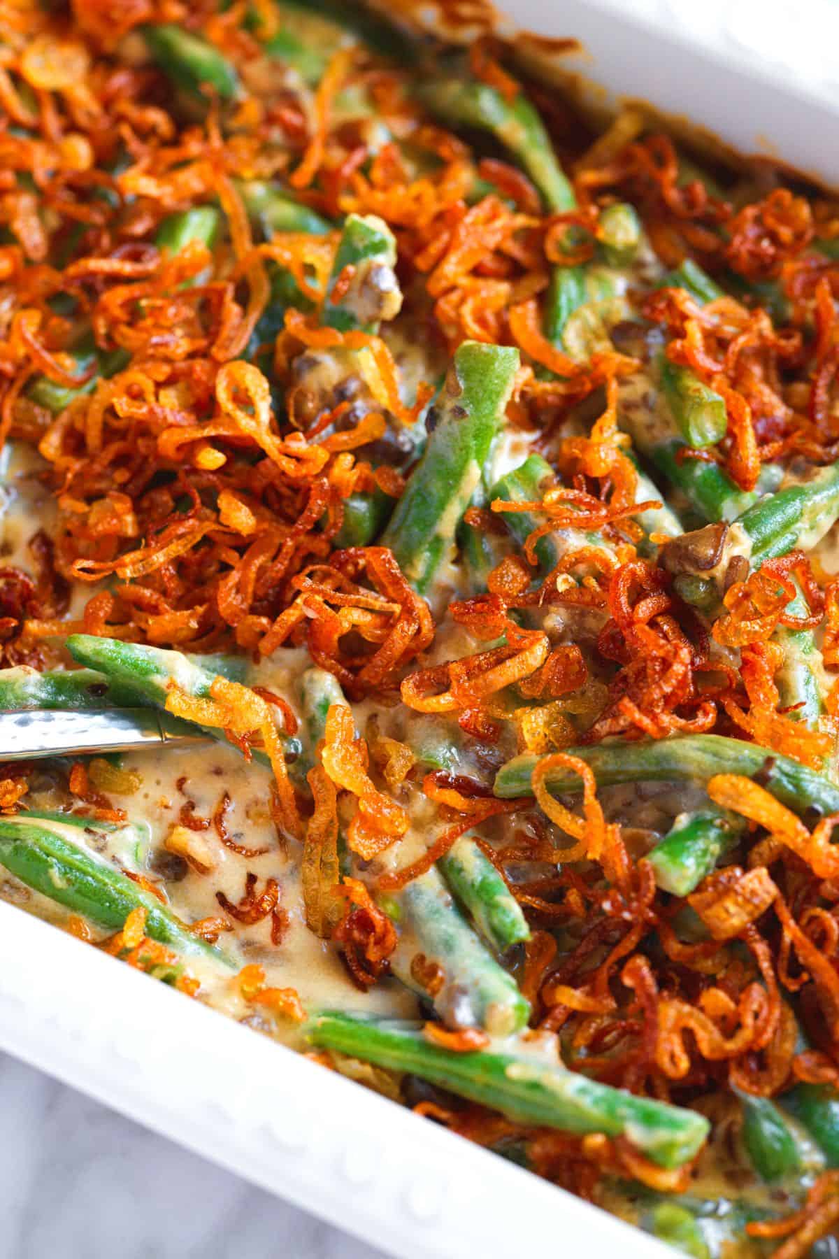 Green Bean Casserole Recipe from Scratch