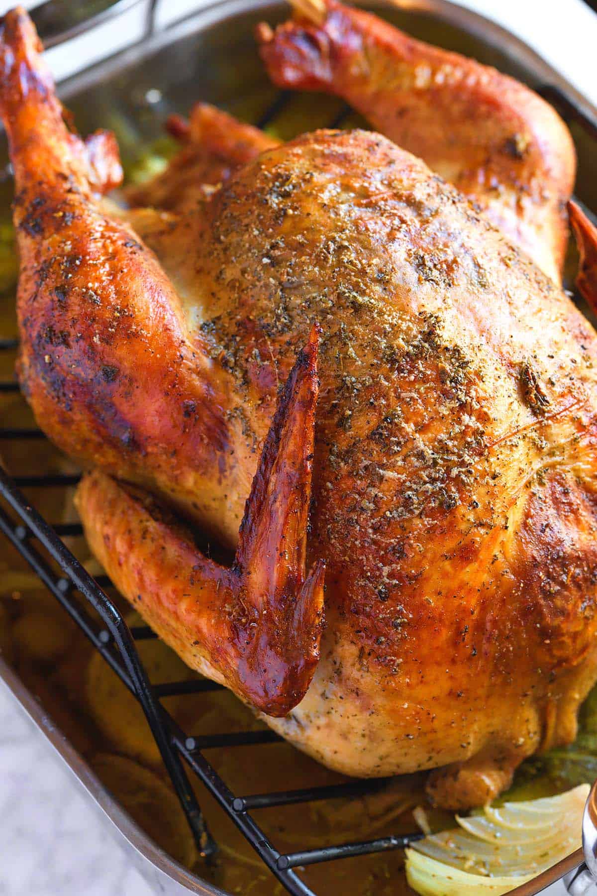 Perfectly Brined and Roasted Turkey