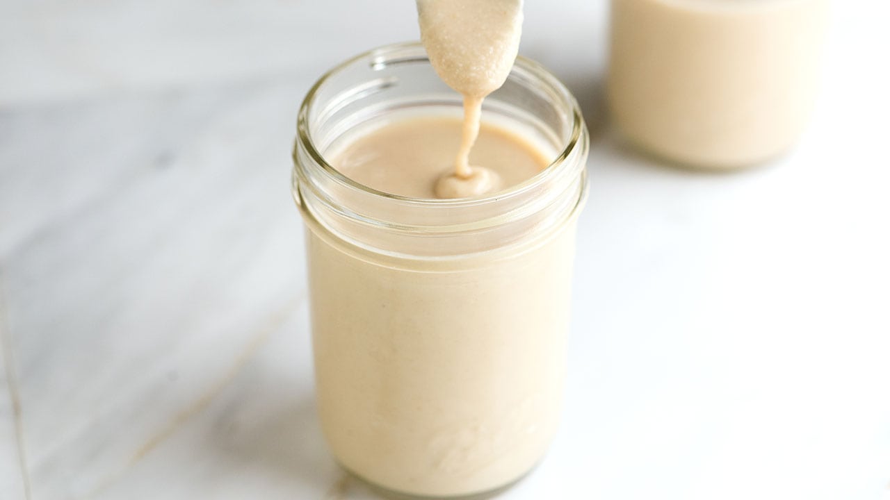 Tahini Recipe (Super Easy & Creamy) - Downshiftology