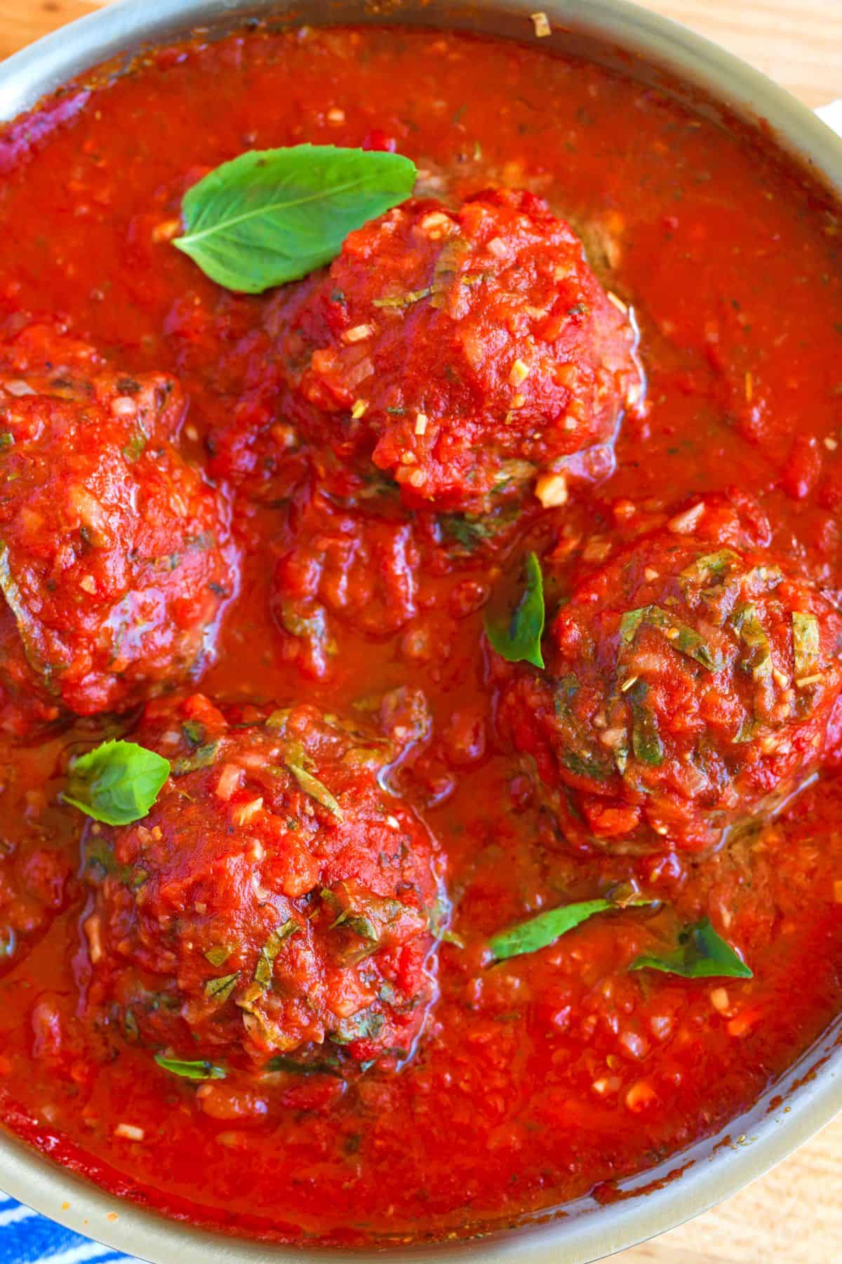 Italian Meatballs with the Best Sauce