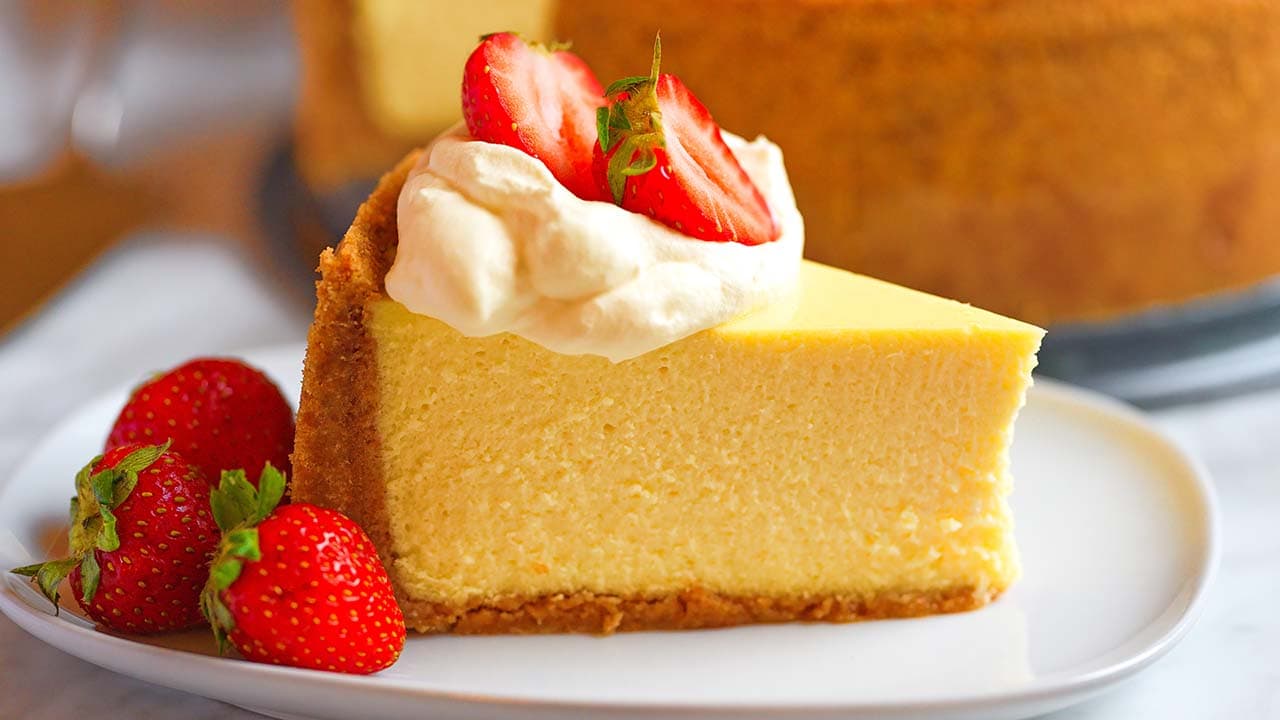 New York Cheesecake Recipe Video