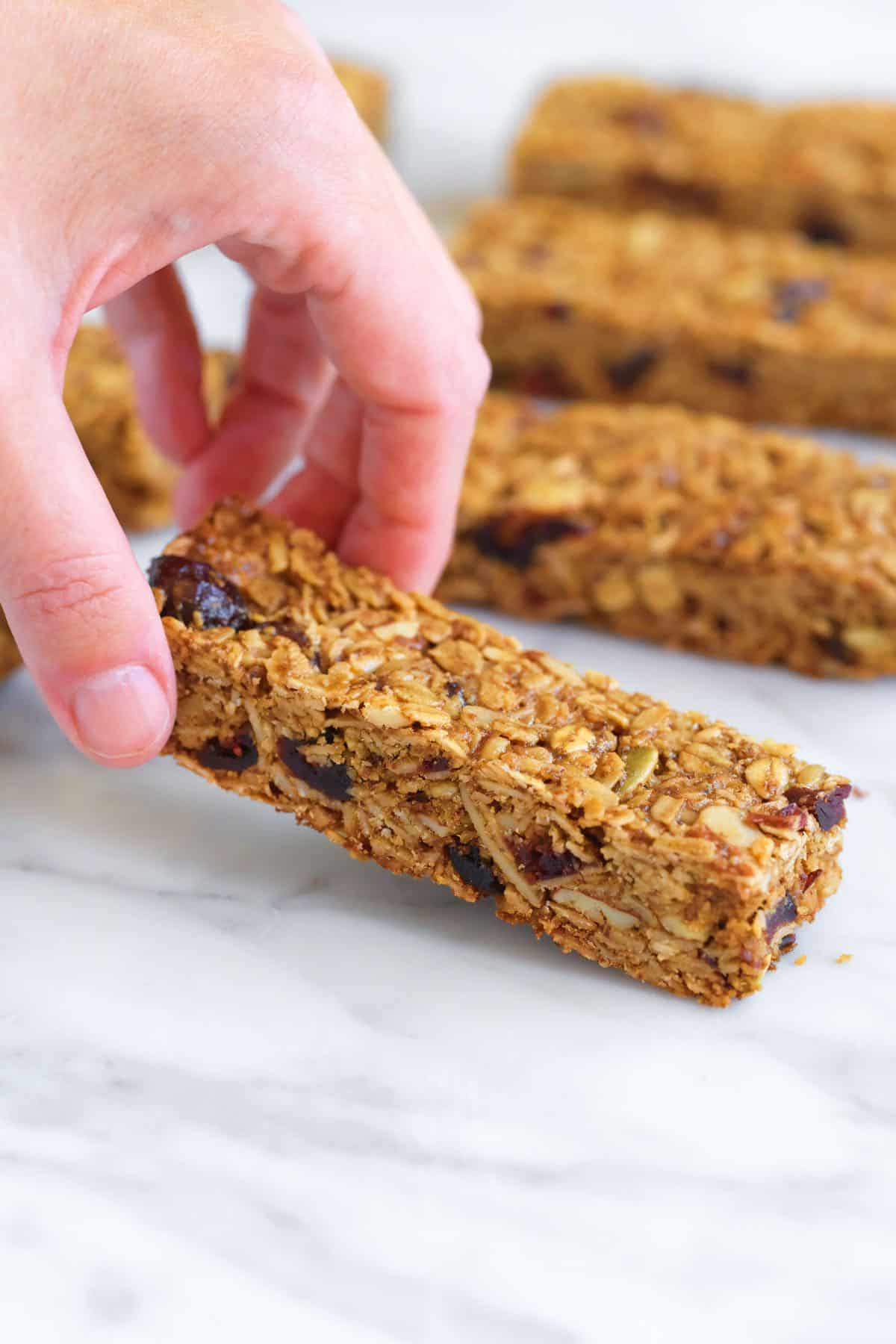 Homemade Baked Granola Bars