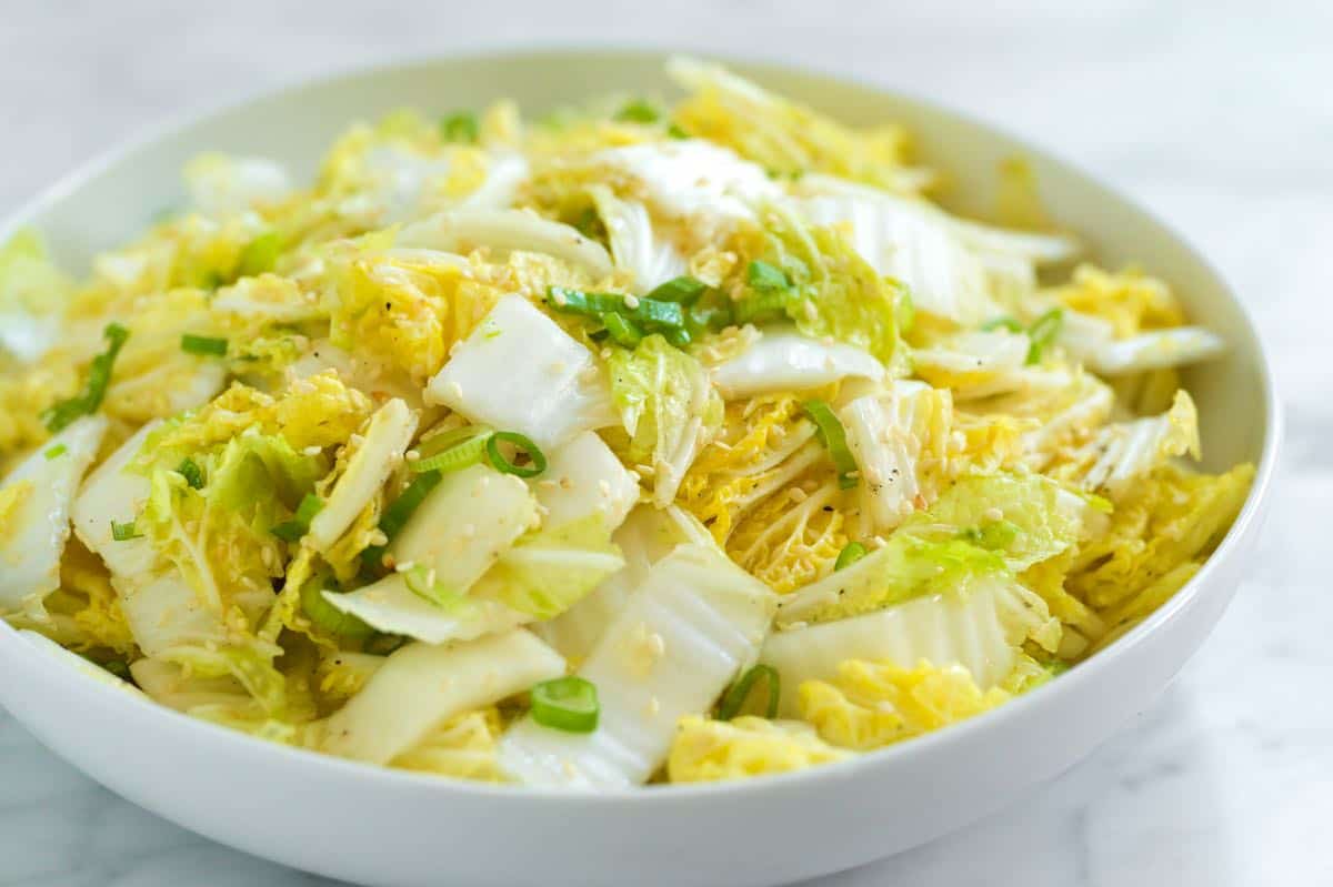 Easy Napa Cabbage Salad