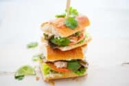 Spicy Shredded Chicken Sandwiches