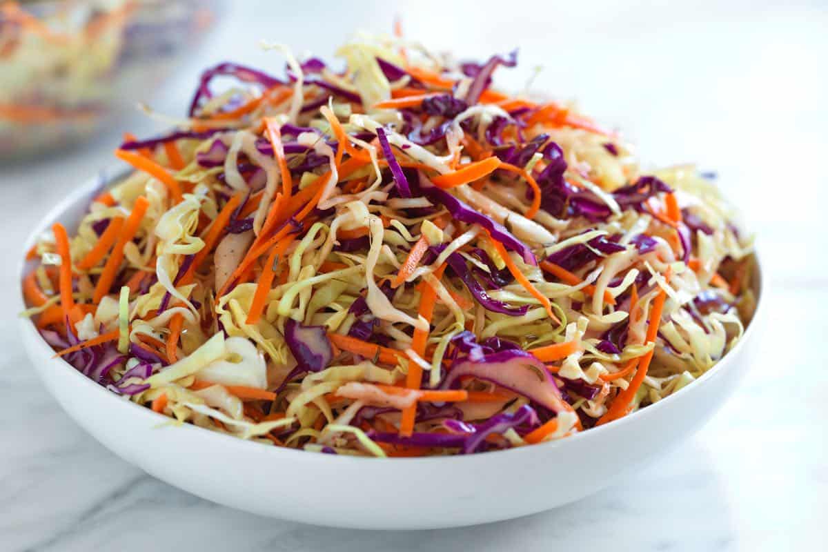 Easy Vinegar Slaw