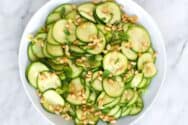 Lemon Herb Zucchini Salad