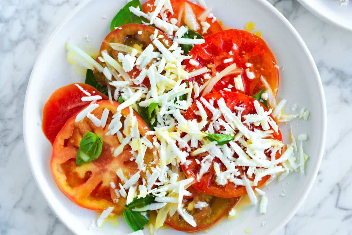 Easy Tomato Feta Salad Recipe Easy Tomato Feta Salad Recipe