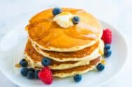 Easy Fluffy Pancakes from Scratch