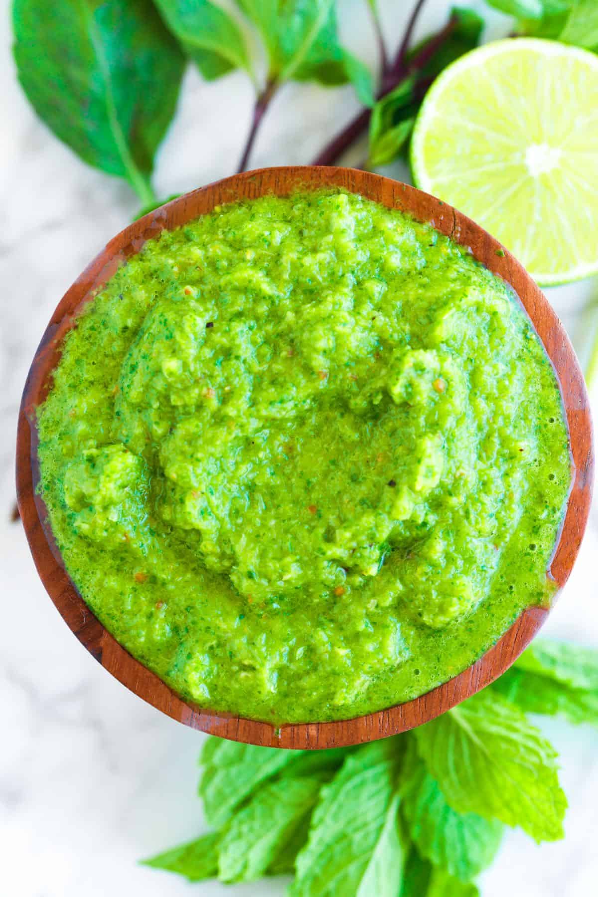 Homemade Green Curry Paste